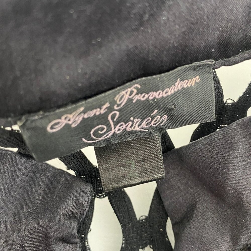 Agent Provocateur Jasmyna Black Fishnet Dress AP2 Small - Picture 6 of 12